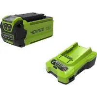 Greenworks 2936607, Batterie- & Ladegerät-Set, Lithium-Ion (Li-Ion), 2 Ah, 40 V, , Bohrer, Rotationshammer