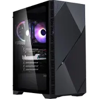 Zalman Z3 Iceberg Black, Midi Tower, PC, Schwarz, ATX, EATX, micro ATX, Mini-ITX, Kunststoff, Stahl, Gehärtetes Glas, 16,3 cm