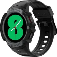 Spigen Rugged Armor Pro Case für die Samsung Galaxy Watch 4 / 5 - 44 mm - Charcoal Gray