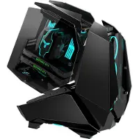 Jonsbo MOD5, PC, Schwarz, ATX, ITX, micro ATX, Aluminium, Gehärtetes Glas, Gaming, Multi