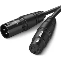 UGREEN 20714, XLR, Männlich, XLR, Weiblich, 10 m, Schwarz