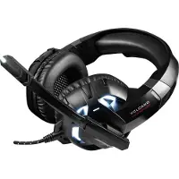 Modecom Volcano MC-849 SHIELD2 Kopfhörer, Schwarz, USB, Mikrofon, Software-Steuerung, Over-Ear Design, gepolstertes Kopfband, ergonomische Ohrmuscheln