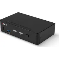 Lindy - KVM-/Audio-/USB-Switch - 2 x KVM/Audio/USB - 1 lokaler Benutzer - Desktop