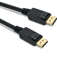 PremiumCord Cable DisplayPort Cable 1.4 M/M Interconnect Cable, Gold Plated Connectors, 5m