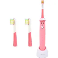 Hi-tech medical ORO-SONIC KIDS GIRL, Kind, Schallzahnbürste, Pink, Gelb, 2 min, Wechselstrom/Batterie, Integrierte Batterie