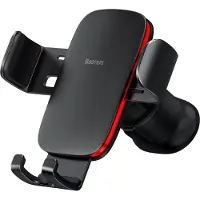 Baseus Metal Age II - Telefonhalter für das Auto – Schwarz