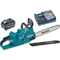 Makita Pia acuchowa 40V XGT UC013GT101, Kettensäge 45cm, Akku 5,0Ah, leistungsstark und ergonomisch zum Schneiden von of Holz und Hecken, Low Vibration