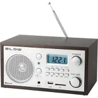 BLOW 77-532#, Tragbar, Analog, AM, FM, 87,5 - 108 MHz, 530 - 1600 kHz, Holz