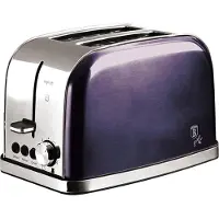 Berlinger Haus Toaster BH-9392 Lila/Silber Elegant Design 7 Röststufen Edelstahl