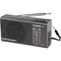 Cmt Tiross Mini Portable Radio mit Batterien Schwarz