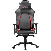 Office Red Fighter C2 Sessel für Gamer, schwarz, abnehmbare Kopfstütze