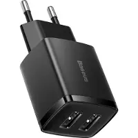 Baseus Compact, Drinnen, AC, 5 V, Schwarz