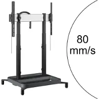 Vogel's RISE 5308 - Wagen - motorisierter Lift - für LCD-Display - 80 mm/s - Schwarz - Bildschirmgröße: 165.1-218.4 cm (65"-86")