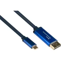 GOOD CONNECTIONS 4812-CSF010B 1m Adapterkabel USB-C - 1 m - USB Typ-C - DisplayPort - Männlich - Männlich - Gerade
