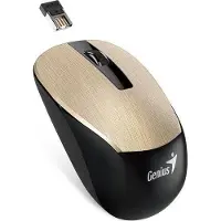 Genius NX-7015/Kancelářská/Optická/1 600 DPI/Bezdrátová USB/Zlatá