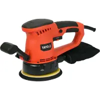 YATO YT-82207, Exzenterschleifer, Schwarz, Orange, 4000 RPM, 13000 RPM, 2 mm, 90 dB