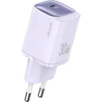 Usams Ład. Siec. Cc251 30W Gan Usb-C Schnellladen Hc Serie Fioletowy/Violett Cc251Tc03