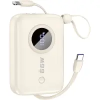 Dudao K14-W, 10000 mAh, Lithium-Ion (Li-Ion), Power Delivery, Quick Charge 3.0, Beige