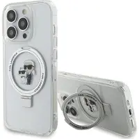 Karl Lagerfeld Klhmp13lhmrskch Iphone 13 Pro13 6.1 Biały Ring Stand Karl&choupettte Handyhülle
