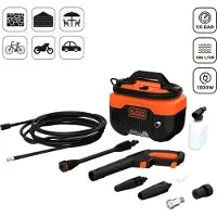 Black & Decker BEPW1300H-QS, Kompakt, Elektro, 3 m, 0,5 l, Orange, 312 l/h