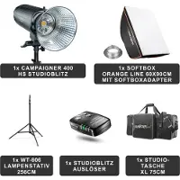 Walimex Campaigner 400 Hs Set Single Studio Blitz