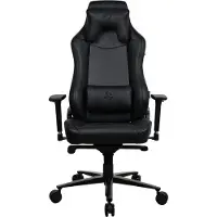 AROZZI Vernazza SoftPU Gamingstuhl - Reines Schwarz