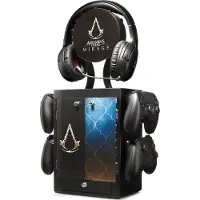 Offizieller Assassin's Creed Gaming Locker Controller Halter & Headset Ständer für PS5, Xbox Series X|S und Nintendo Switch