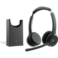 Cisco HS-WL-722-BUNAS-C, Kabellos, Büro/Callcenter, 168 g, Kopfhörer, Schwarz
