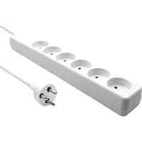Microconnect Danish Power Strip 6-way