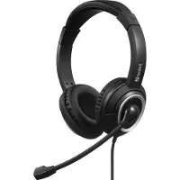Sandberg USB-C Chat Headset, Kabelgebunden, Büro/Callcenter, 20 - 20000 Hz, 180 g, Kopfhörer, Schwarz