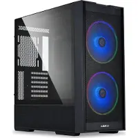 Lian Li Lancool 206, Tower, PC, Schwarz, ATX, micro ATX, Mini-ITX, Stahl, Gehärtetes Glas, Gaming