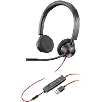 Poly Blackwire 3320 Kabelgebundenes Headset Headset Büro/Zentrale caller USB Typ C Schwarz