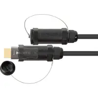 Python PYT AOC-HP2010 - AOC Hybrid HDMI Kabel, stahlarmiert, 4K 60 Hz, 10 m