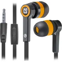 Defender Pulse-420 kabelgebundenes In-Ear-Headset Schwarz, Orange
