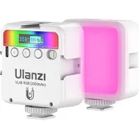 Ulanzi VL49 LED-Lampe – RGB, WB (2500 K – 9000 K), weiss