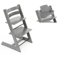 Stokke Tripp Trapp Bundle Treppenhochstuhl inkl. Babyset, grau