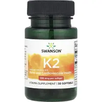 Swanson Health Products Swanson Vitamin K2- Mk-7 100 mcg 30 Pc