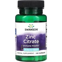 Swanson Health Zinkcitrat 30 mg 60 St