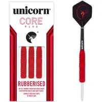 Unicorn Core Plus Rubberised Red Steel Darts 1 Satz