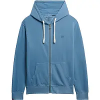Superdry für Herren. M2014170A Klassischer Essential-Kapuzenpullover mit blauer Kapuze (M), Lässig, Baumwolle