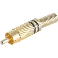 Shiverpeaks BS52020-S Drahtverbinder RCA Gold