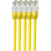 Shiverpeaks BS75711-H0.5Y-SET5, 0,5 m, Cat6, S/FTP (S-STP), RJ-45, RJ-45, Gelb