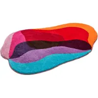 Grund Badematte "KARIM RASHID CONCEPT 21", rutschhemmend beschichtet, fußbodenheizungsgeeignet, bunte Badematte mit abstraktem Design