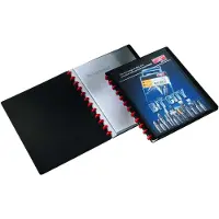 Durable Sichtbuch Easy Plus, für DIN A4, mit 20 Sichthüllen, 2 Stück, schwarz