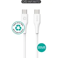 ESTUFF ES604270-BULK, 2 m, USB C, USB C, USB 2.0, Weiß