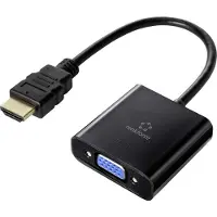 Renkforce HDMI / VGA Adapterkabel HDMI-A Stecker, VGA 15pol. Buchse 0.15 m Schwarz RF-4531578 doppelt geschirmt HDMI-Ka