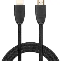 Sandberg HDMI 2.1 Cable 8K, 1m, 1 m, HDMI Typ A (Standard), HDMI Typ A (Standard), Schwarz
