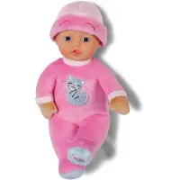 Baby Born for babies Sleepy Pink 30cm mit befestigtem Mützchen und integrierter Rassel.