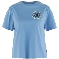 Fjällräven T-Shirt Fjällblomster Logo Damen Chalk White-XS