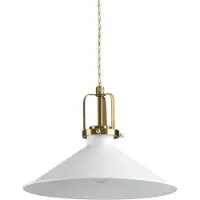 Ideal Lux 238173 Kronleuchter Eris 1x60W | E27 - weiß mit gold